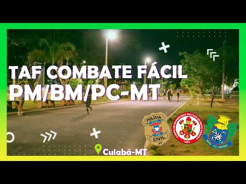 TAF para PC PM BM de Mato Grosso | Dicas com treinador Rodrigo | teste físico