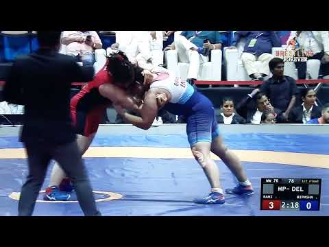 WW 57KG RANI (HP) VS BIPASHA (DEL) / 36th national game Gujarat 2022