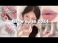 How to GLOW UP in 2024 🩷🌷 and become the BEST version of Yourself