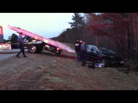 Rollover accident on Route 6