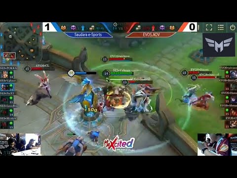saudara e-Sports VS EVOS.AOV - MAXcited 2k17