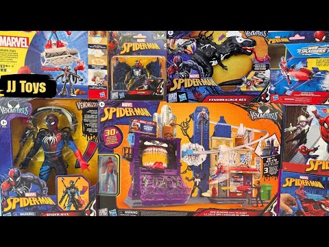🔥NEW Spider-Man vs Venom Battle!  Marvel VenomVerse Toy Action Figures Playset Unboxing & Review