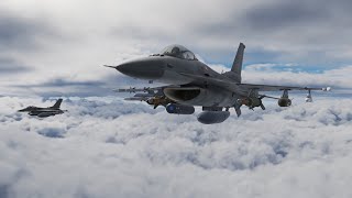 DCS F-16C Red Flag Mission 10 "Bunker strike" campaign ending