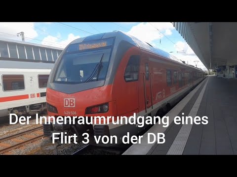 Der Innenraumrundgang eines Flirt 3 von der DB