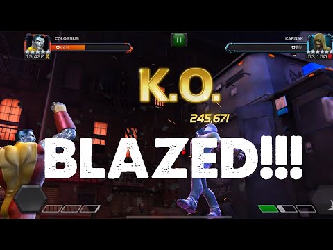 Marvel Contest of Champions Book 2 Act 7 Beta Quest 3 ... BLAZE NODE IS INSANE!