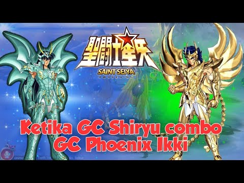 God Cloth Shiryu combo God Cloth Ikki - Saint Seiya Awakening