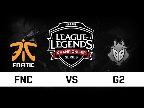 [ITA] EU LCS 2018 - FINALE  - FNC vs G2 - GAME 1