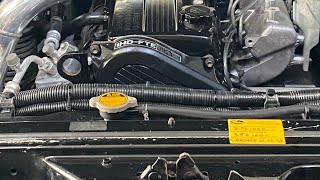 Hdj100 1hdfte timing belt/ water pump replacement