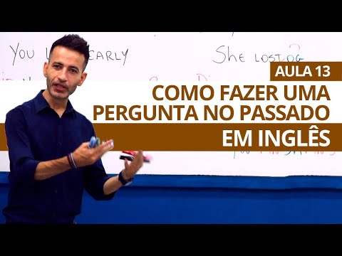 HOW TO TRANSFORM SENTENCES INTO QUESTIONS IN THE PAST TENSE - CLASS 13 FOR BEGINNERS - PROFESSOR ...