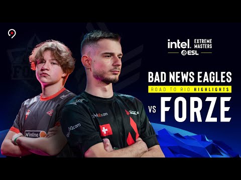 Bad News Eagles vs Forze - HIGHLIGHTS - IEM Road to Rio 2022 | MAP Dust 2 - Ancient - Mirage