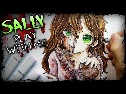 "Play With Me" Sally Williams (Horror Story) Creepypasta + Anime Drawing