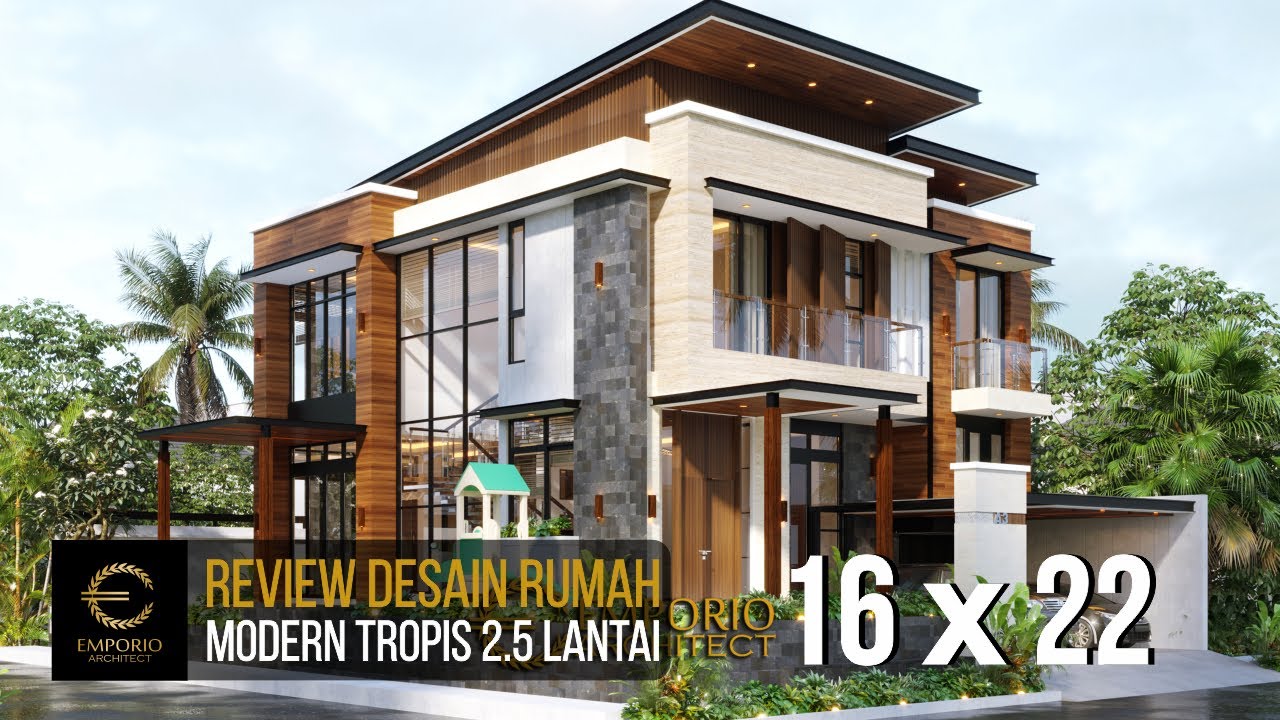 Desain Rumah Hook Modern 25 Lantai Bapak Andi Jakarta Utara