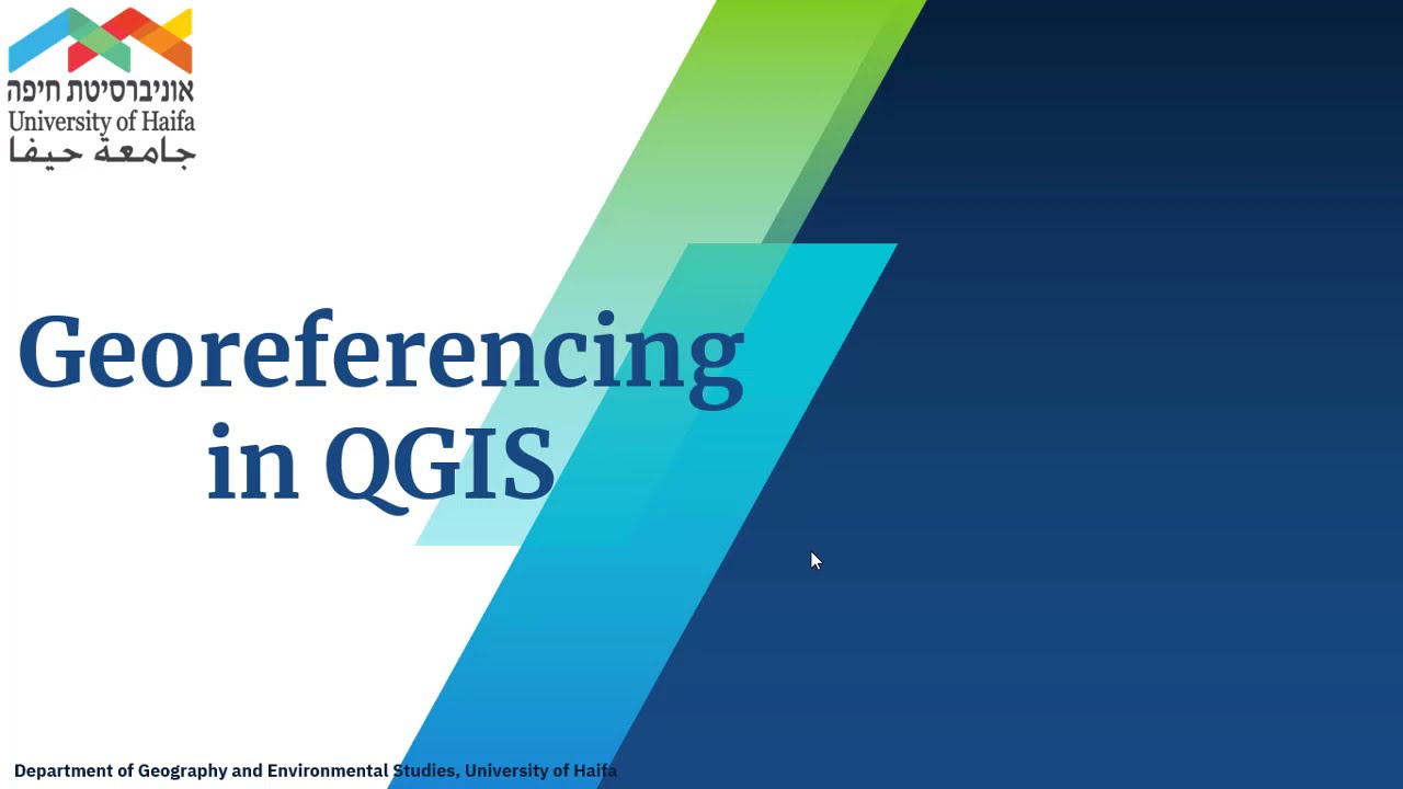Georeferencing an old map in QGIS (Hebrew)
