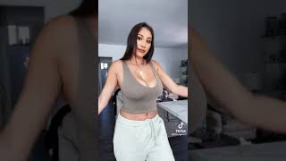 Tiktok hottie with massive breasts
