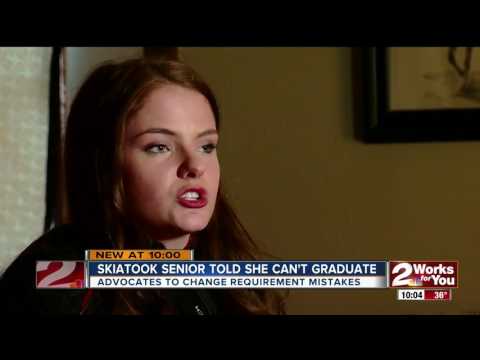 Skiatook Senior Told She Can't Graduate