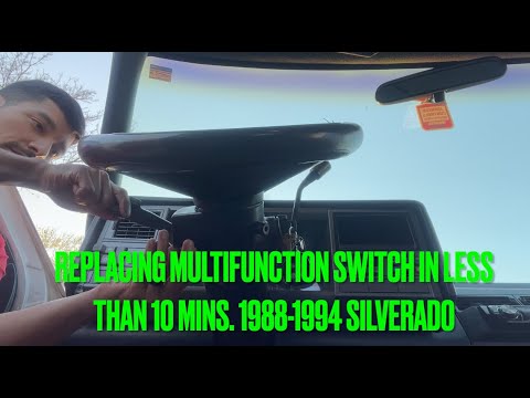 How to Replace Multifunction Switch in less than 10 mins. 1988-1994 Chevrolet Silverado