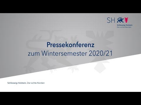 Landespressekonferenz zum Wintersemester 2020/21