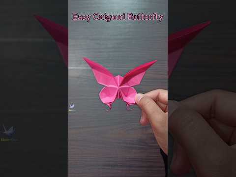 Quick and Easy Origami Butterfly Tutorial 🦋✨ #origami