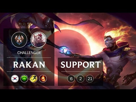 Rakan Support vs Lissandra - KR Challenger Patch 9.1