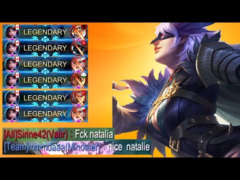 Natalia Unstoppable Legndary -  Solo Carry - 15 Kills | Mobile Legends