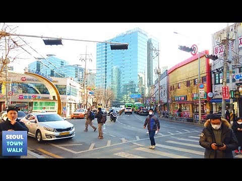 [4K] Caminhada em Seul - 10-0-5. Rua do bairro Garibong-dong [Guro-gu]┃가리봉동 동네 거리 걷기 [구로구]