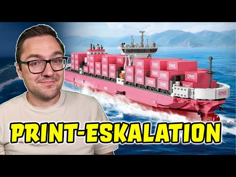 Pink and covered in prints: What's going on here? - JIESTAR 9217 Pink Cargo Ship