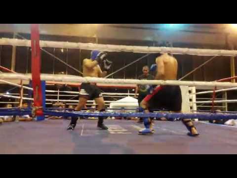 Alejandro Penayo vs Jonathan Diaz - kick boxing SEGUNDO ROUND - UIAMA WORLD 2017