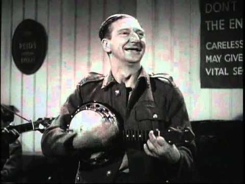 Frank Randle on Banjolele from Somewhere in Camp 1942 with words