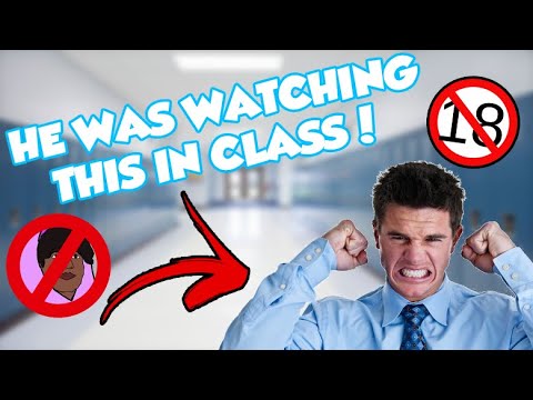 HE GOT CAUGHT WATCHING THIS IN CLASS (storytime)