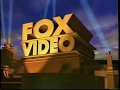 Fox Video 1997 60 Fps