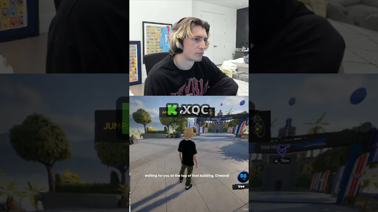 xQc Tries Skate 4 and Instantly Breaks the Game