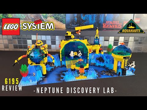 LEGO Aquazone Neptune Discovery Lab 6195 Review! One of the Best Old School Sets EVER Made?