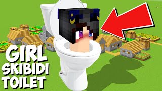 I found BIGGEST GIRL SKIBIDI TOILET in Minecraft ! NEW GIANT GIRL !