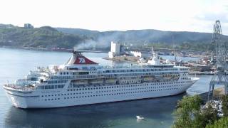 Balmoral leaving Kristiansand