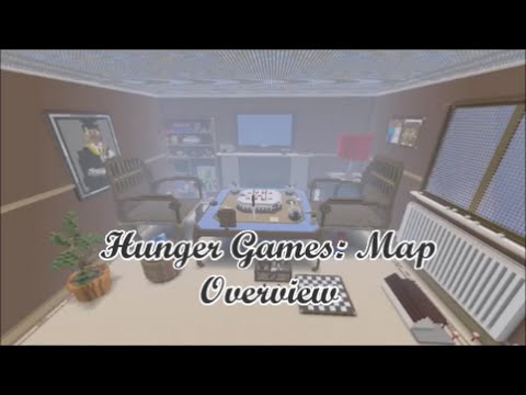 Giant room Hunger Games Map overview