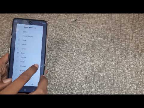 how to set default ringtone on alarm in Nokia XR20 5G