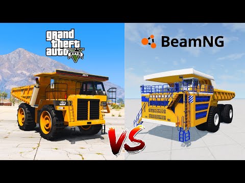 GTA 5 DUMP TRUCK vs BEAMNG.DRIVE DUMP TRUCK - WHICH IS BEST?