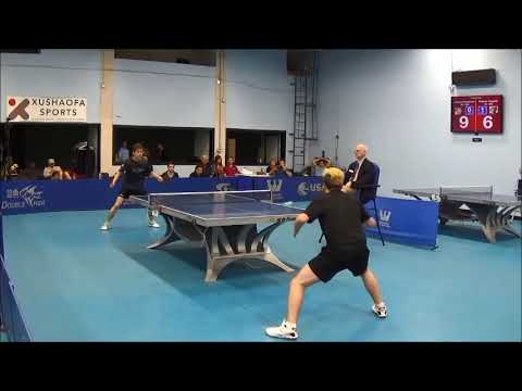 Westchester Table Tennis Center August 2018 Open Singles Final - S. Alguetti vs A. Hamakawa