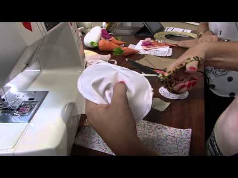 Mulher.com 15/03/2013 Maura Castro - Guirlanda de Páscoa  parte 1