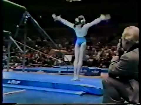 Cristina Grigoras 🇷🇴 UB 1981 Nadia Tour NYC