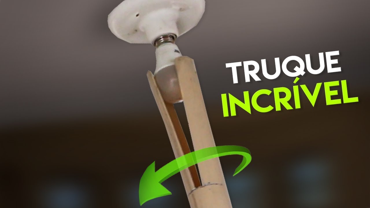 Como TROCAR LÂMPADA sem PRECISAR de ESCADA?