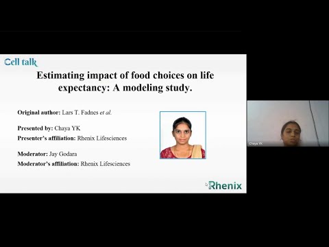 Estimating impact of food choices on life expectancy: A modeling study | CellTalk