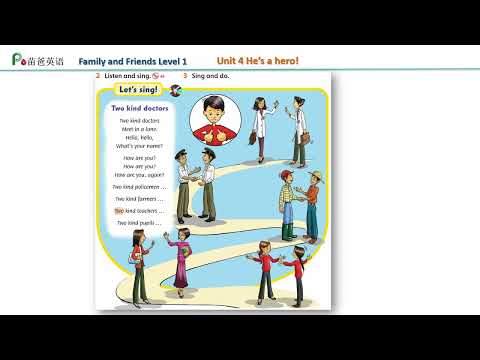 Song in Family and friends Level 1 Unit 4 _ Two kind doctors | Let's sing karaoke!