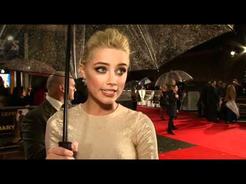 The Rum Diary London premiere - Amber Heard interview