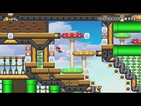 壮大な飛行船を爽快に駆け抜けるスピードラン！ Speedrun！ by スピラン+ASA - Super Mario Maker - No Commentary 1bq
