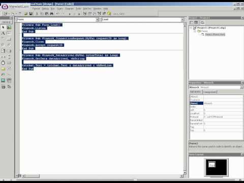 Visual Basic (VB) Tutorial - 10.1 - Client/Server Communication [TutorialGenius.com]