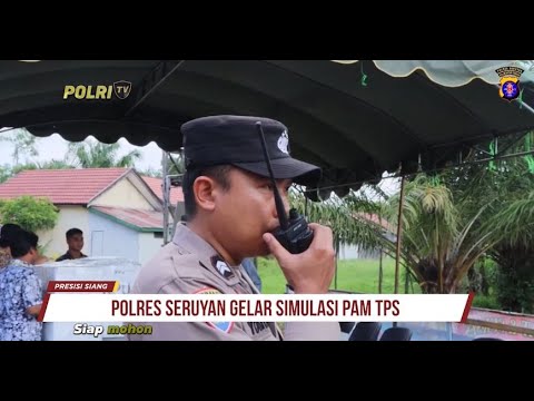 POLRES SERUYAN GELAR TACTICAL FLOOR GAME DAN SIMULASI PENGAMANAN TPS