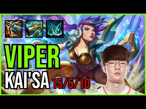 VIPER - KAI'SA vs APHELIOS ADC - KR Challenger - Patch 11.5