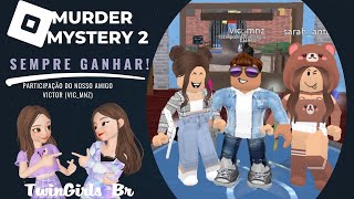 Murder Mystery Ganhar Sempre - Roblox #roblox #murdermystery2 #murdermystery