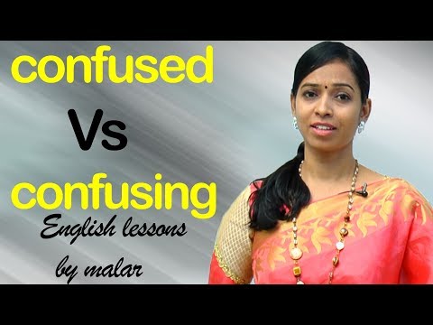 Usage of ED & ING Adjectives # 27 - Learn English with Kaizen through Tamil Video